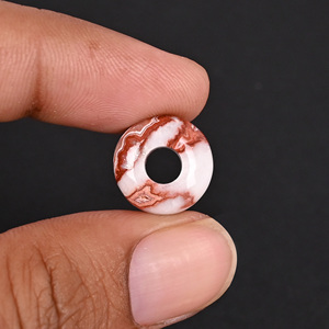 Perles d'agate Crazy Lace 10,50 carats 14x8x5mm Pierre précieuse naturelle pour la fabrication de bijoux - Product Image 2