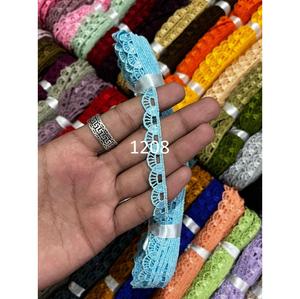 Encaje de algodón de último diseño, fabricante personalizado de encaje floral, diseño de color personalizado, encaje para ropa, encaje de moda para vestidos - Product Image 4