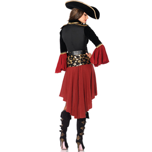 Costume de pirate sexy pour femme, déguisement d'Halloween, tenue de capitaine pirate, uniforme de jeu de rôle pour femme - Product Image 2