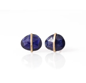 Green Malachite Earring - Center Bezel <b>Stud</b> Earring, Oval Shape Faceted Gemstone Earring For Women Minimalist Jewelry - Product Image 5