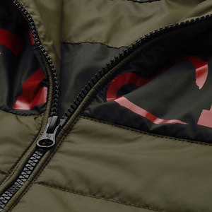 Veste matelassée pour homme, grande taille, épaisse et chaude, avec logo personnalisé, vente chaude - Product Image 6