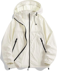 เสื้อแจ็คเก็ต Anorak ผ้าไนลอนยับ คุณภาพพรีเมียม สวมใส่สบาย มีซิป น้ำหนักเบา กันลม - Product Image 1