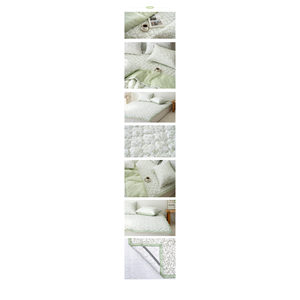 Tapis de sol coréen en modal à rayures, antidérapant, antibactérien, pour chambre à coucher - Product Image 2