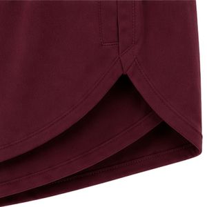 <b>Burgundy</b> Athletic <b>Shorts</b> Women Elastic Waist Drawstring Running Gym Workout Casual Quick Dry Active Wear <b>Shorts</b> Custom Supplier - Product Image 3