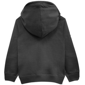 Sweat-shirt à capuche noir pour homme avec logo imprimé personnalisé, coupe classique, en coton molletonné, pour l'automne, OEM 2026 - Product Image 6