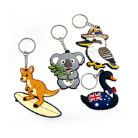 Cadeau d'entreprise personnalisé, porte-clés en PVC souple durable, couleur personnalisée, logo personnalisé 2D 3D, technique de formage libre, épaisseur 2-4 mm