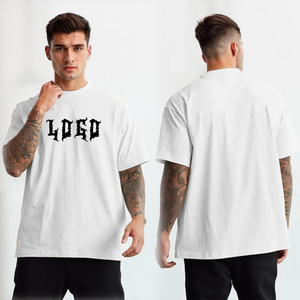 T-shirt Oversize Vintage en Coton 100% Lourd 250 g/m² à Épaules Tombantes, Modèle 2025 Personnalisable pour la Vente en Gros - Product Image 4