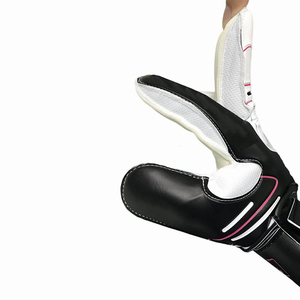 Gants de gardien de but professionnels de haute qualité antidérapants avec fermeture auto-agrippante en latex et tissu nylon, protection unisexe pour le football/soccer - Product Image 3