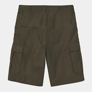 Shorts cargo en jean délavé coupe droite mi-taille vintage pour homme, décontracté et élégant avec poches, idéal pour l'été - Product Image 4