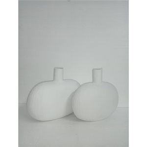 Modern Circular Metal <b>Vase</b> <b>Set</b> Luxury Black White Flower Pot Centerpiece for Home Hotel Wedding Decor Wholesale Flower <b>Vases</b> - Product Image 2