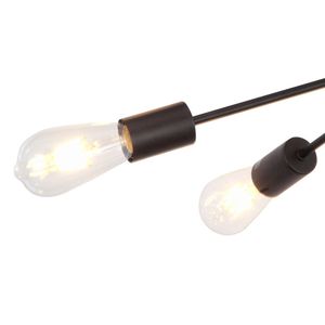 Per UL Listed Sputnik 10 luci nero moderno lampadario Vintage industriale lampadario plafoniera - Product Image 5