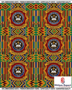 Tissu imprimé wax africain pour l'église, fabricant de textiles Kente sur mesure, fournisseur de tissus pour uniformes de chorale - Product Image 6