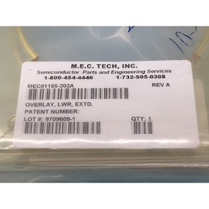4 M.E.C TECH MEC81155-202A OVERLAY, LOWER, EXTD. Équipements et pièces semi-conductrices d'occasion fiables à l'échelle mondiale chez - Product Image 3
