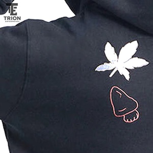 เสื้อฮู้ดดี้ปักลายผู้ชายขายดีอันดับต้นๆ ผ้าฝ้าย 100% ผ้าฟลีซสำหรับฤดูหนาว คุณภาพสูง ระบายอากาศได้ดี ไซส์ใหญ่พิเศษ ดีไซน์ 2 in 1 ครบครัน - Product Image 6