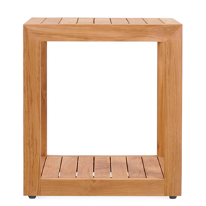 Square <b>Table</b> Living Room Natural Wood with Teak Wooden Frame Material for Home Furniture - Product Image 3
