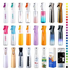 Home Continuous Cleaning Reusable <b>Spray</b> <b>Bottle</b> 10oz/300ml Empty Fine Plastic <b>Water</b> Mist Sprayer for Hairstyling - Product Image 1