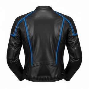 Chaqueta exterior de cuero genuino a la moda para mujer, ropa cálida perfecta para viajes y atuendos informales. - Product Image 4