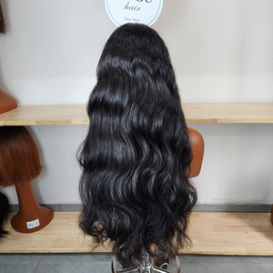 วิกผมลอนธรรมชาติแบบไม่ผ่านกระบวนการ 26 นิ้ว 5x5 Closure Hd lace wig ผมเวียดนามแท้จากผู้ขายโดยตรง แบบ Super Double Drawn - Product Image 1