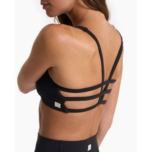 Ensemble de sport 2 pièces confortable et décontracté pour femme : soutien-gorge de sport et leggings taille haute pour la gym, motif uni, écologique et respirant - Product Image 6