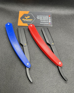 Más Vendido Novedad 2026 Navaja de Afeitar Recta de Acero Barber Edge con Soporte Plegable para Cuchillas de Afeitar, Mango de Plástico Resistente para Uso Corporal - Product Image 4