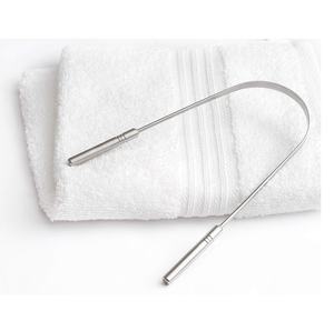 Limpiador de lengua profesional de alta calidad, raspador de acero inoxidable para reducir el mal aliento y logotipo de Color plateado Natural fresco, ecológico - Product Image 5