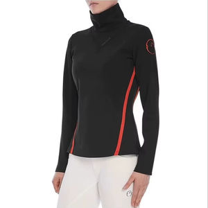 T-shirt d'équitation pour homme, vêtements d'équitation d'hiver, tissu tissé à séchage rapide, manches longues, vêtements d'extérieur pour l'équitation - Product Image 1