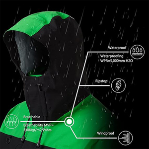 Vestes de pêche imperméables personnalisées 2026 pour hommes et femmes, respirantes, coupe-vent et résistantes à la pluie - Product Image 4
