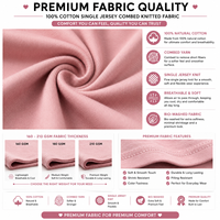 Kaos Wanita Warna Pink Kerah Bulat Lengan Pendek Bahan Bernapas Berkualitas Tinggi Cetak Transfer Panas 180g Desain Huruf Kasual Regular Fit