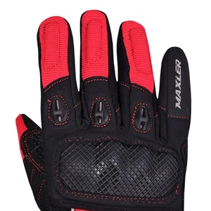 Motorcycle Racing <b>Gloves</b> Winter Insulated Arrmor Protection Waterproof Breathable Magnetic Closure Half Finger Unisex Riding - Product Image 3