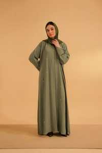 Premium AA IMPEX Women Muslim Abaya Wholesale <b>Islamic</b> Clothing Full Length Modest Breathable Polyester Loose Fit Long Sleeves - Product Image 6