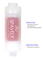 Filtro de Ducha con Vitaminas Spavely, 6 Aromas, 1 Juego, Sin Calentamiento, Desclorificador Doméstico, Aromaterapia, Hidratante para la Piel