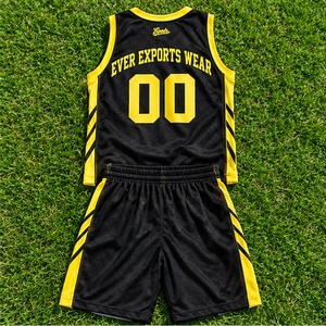 V-Neck <b>Basketball</b> Jersey Set Custom Design Breathable Plus Size Quick Dry <b>Basketball</b> Wear Kit High Quality <b>Top</b> Seller - Product Image 2