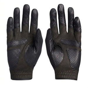 Guantes de Golf Profesionales Antideslizantes de Piel de Cabretta Genuina para Hombre, con Palma Reforzada de Spandex Blanco, Regalo - Product Image 5
