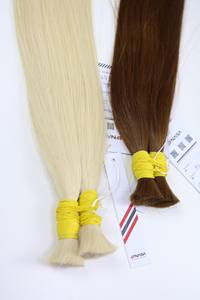 Extensions de cheveux en vrac les plus vendues Cheveux vietnamiens Double Drown 100 grammes Couleur foncée 14 pouces - Product Image 5