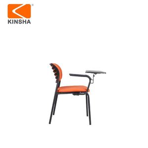 Fournisseur direct d'usine de chaises KINSHA, série Xeron, chaise moderne en tissu pour salle de classe, bureau, formation, réunion, avec tablette pliable - Product Image 2