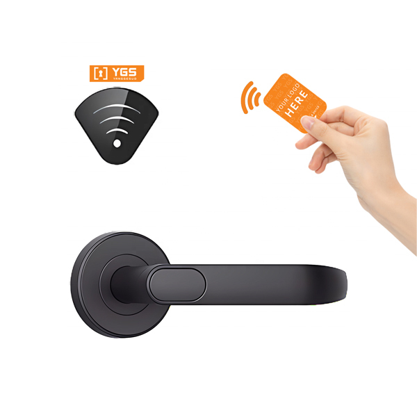 Hotel RFID Electronic Keyless Smart Door Lock with Card & App Control for Glass/Wood Doors Wi-Fi & for Tuya App