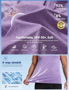 Camiseta sin Mangas de Alta Calidad para Hombre, Transpirable, Mezcla de Algodón, Camiseta Deportiva, Chaleco de Entrenamiento Atlético, Ropa Casual de Verano - Product Image 5