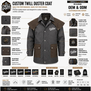 Vêtements d'extérieur d'hiver haut de gamme, durables, élégants, design moderne, col rabattu, fermeture à boutons, coupe régulière, couleur unie - Product Image 4