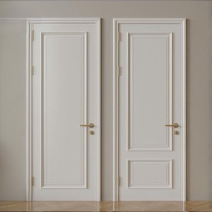 Puerta Interior de Madera Resistente de Alta Calidad para Cocina, Dormitorios y Salas de Estar, Puertas de MDF Sólido Resistentes al Agua y al Fuego - Product Image 3