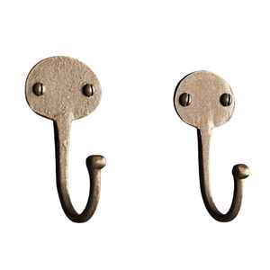 Moderno Gancho de Pared en Forma de Corazón, Acabado en Polvo Negro Mate |   Organizador de pared para la entrada, para llaves y accesorios - Product Image 2