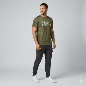 T-shirts en coton pour hommes en gros, nouveau design, hauts décontractés à manches courtes, grandes tailles, service OEM personnalisé, t-shirt respirant - Product Image 3