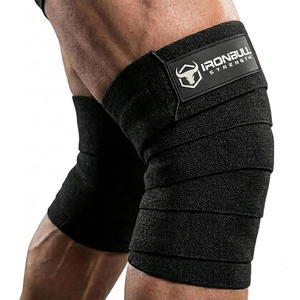 Bandes de compression élastiques robustes pour genoux, soutien pour la musculation, les squats, les soulevés de terre, l'haltérophilie, équipement de gym, entraînement, soutien des genoux - Product Image 6
