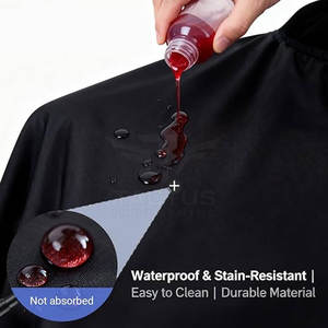 Cape de coupe de cheveux confortable pour salon professionnel et barbier, idéale pour le coiffage, le toilettage et les soins capillaires - Product Image 4