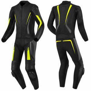 Traje de Motociclismo Personalizado de Cuero Vacuno con Protección CE Nivel 2, Resistente al Viento, Unisex, para Todas las Estaciones - Product Image 2