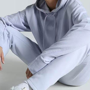 Sudadera con Capucha para Mujer, de Alta Calidad, a la Moda, Estilo Liso, 100% Algodón, Mangas Largas, Color Sólido - Product Image 6