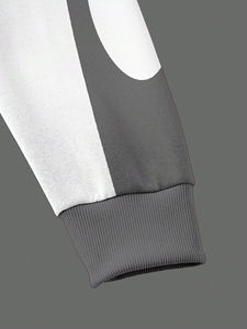 Sudadera con capucha extragrande para hombre, estilo urbano, informal, para gimnasio, de tejido grueso, para invierno, uso diario, precio económico, OEM, personalizada - Product Image 3