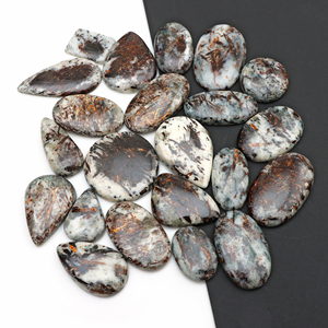 พลอยคริสตัลพลอยอัญมณีธรรมชาติแบบหลวมดีไซน์เนอร์เป็นกลุ่มหินขัดสำหรับทำเครื่องประดับหินบำบัดจักระหลังเบี้ย - Product Image 3