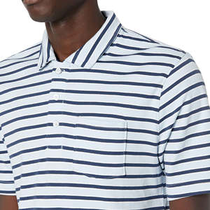 Camiseta Polo de Estilo Único Hecha a Medida para Hombre, Camiseta Polo de Manga Corta con Impresión de Logotipo Personalizado de Buena Calidad - Product Image 4