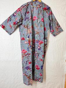 Robe kimono en coton en gros |   Exportateur en gros de kimonos bohèmes légers - Product Image 3