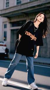 T-shirt à manches courtes pour homme FMF, coupe classique, col rond, coton respirant, imprimé graphique, streetwear décontracté, vêtements de plage - Product Image 3